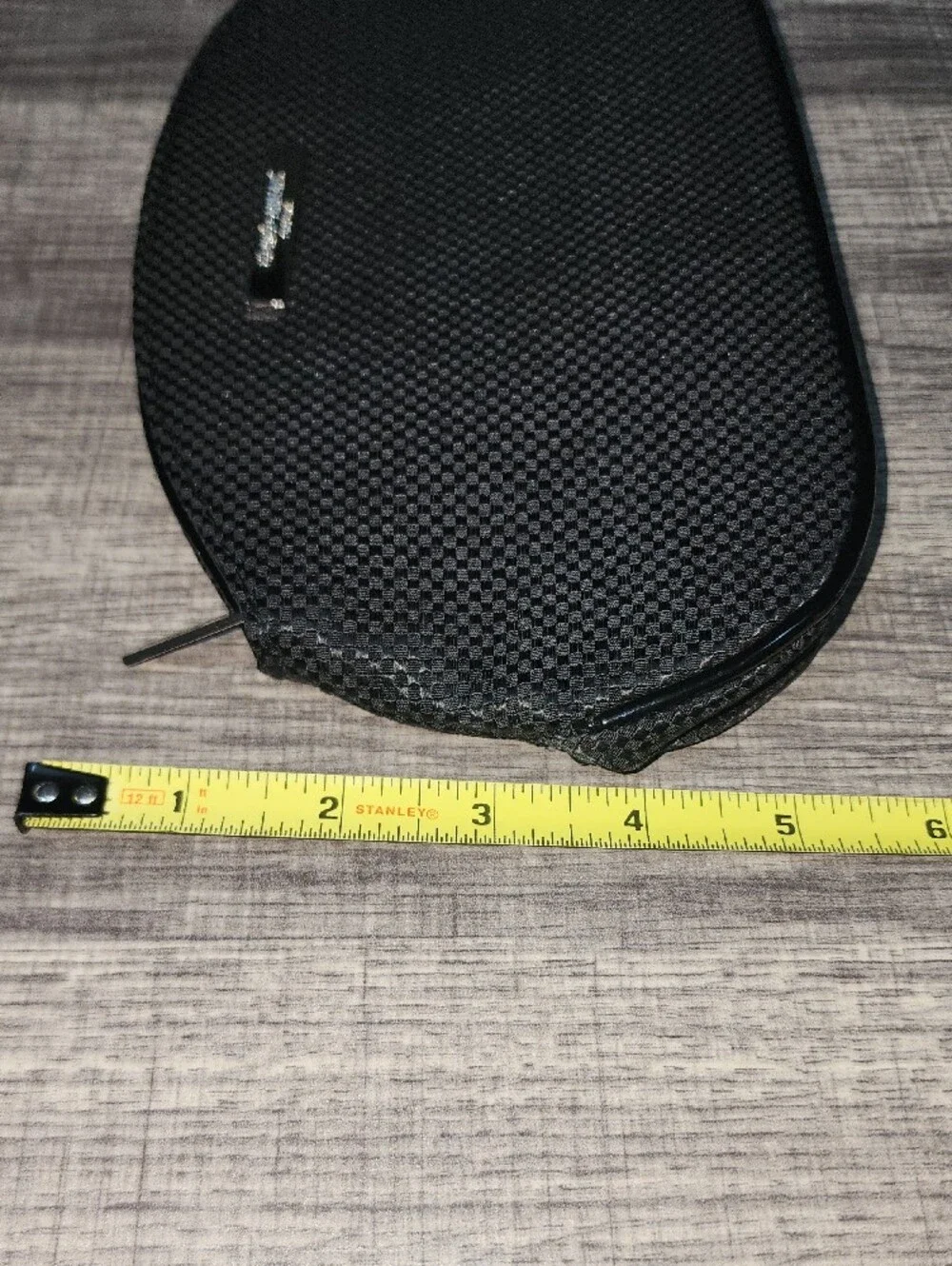 Georgio Armani Black Textured Cosmetic Pouch